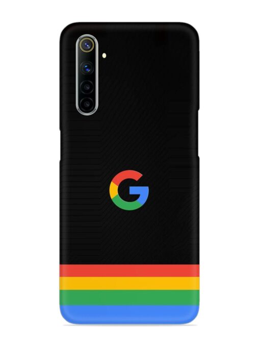 Google Logo Art Snap Case for Realme 6 Zapvi