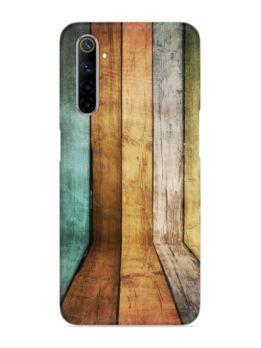 Wooden Realistic Art Snap Case for Realme 6