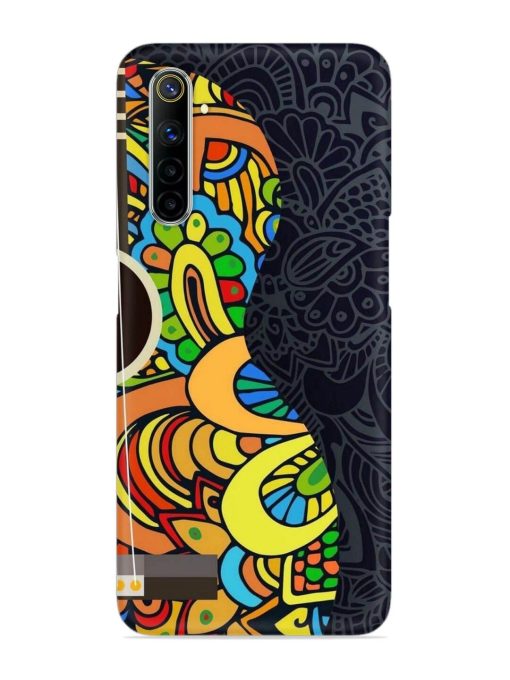 Guitar Vector Art Snap Case for Realme 6 Zapvi