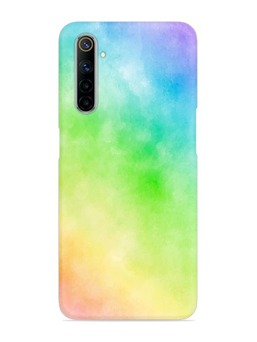 Watercolor Mixture Snap Case for Realme 6 Zapvi