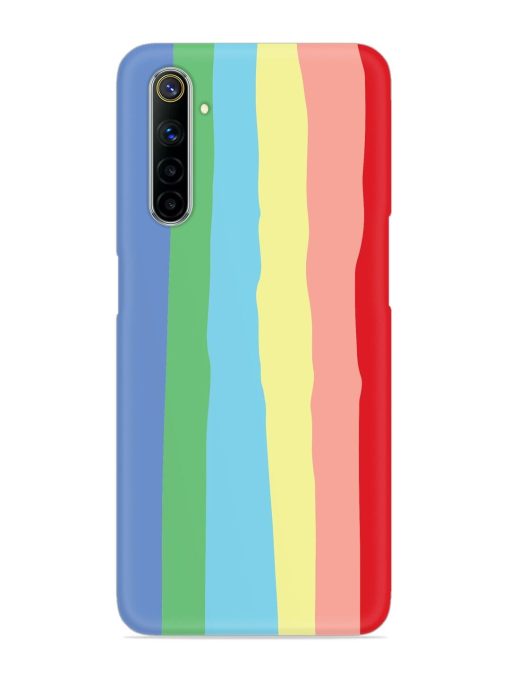 Rainbow Premium Shade Snap Case for Realme 6 Zapvi