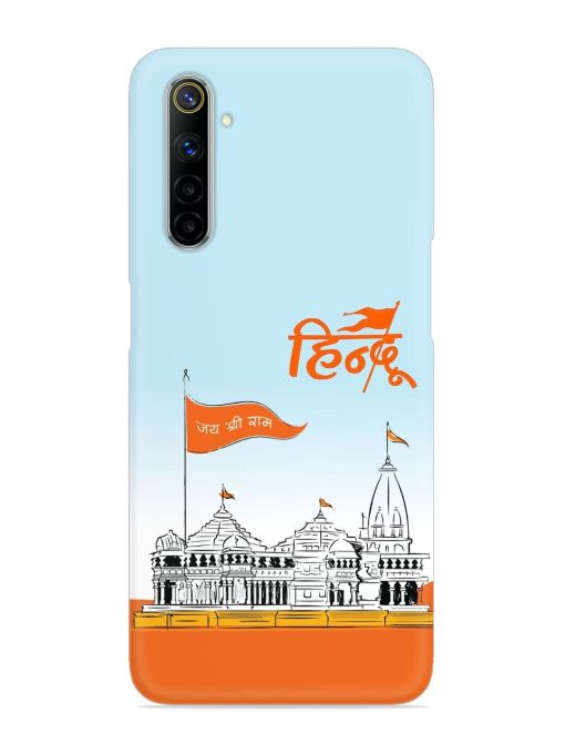 Ram Mandir Hindu Snap Case for Realme 6 Zapvi