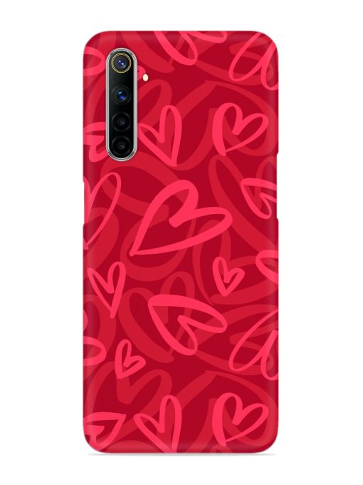 Seamless Romantic Pattern Snap Case for Realme 6