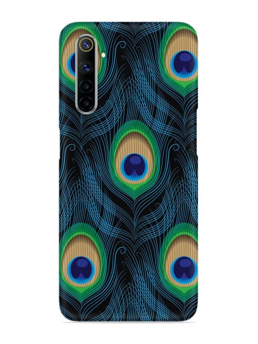 Seamless Pattern Peacock Snap Case for Realme 6 Zapvi