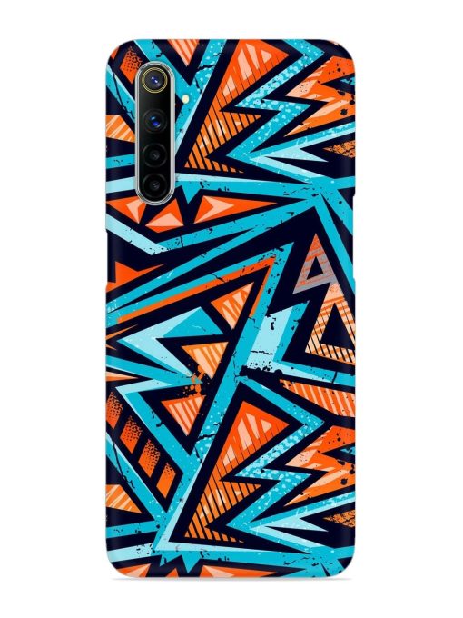 Abstract Seamless Grunge Snap Case for Realme 6 Zapvi