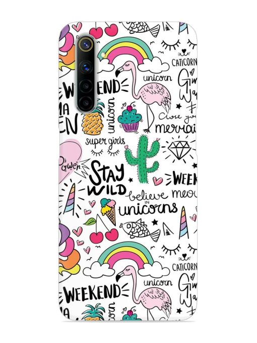 Unicorn Ice Cream Snap Case for Realme 6