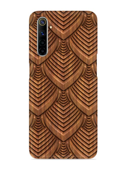 Carved Pattern On Snap Case for Realme 6 Zapvi