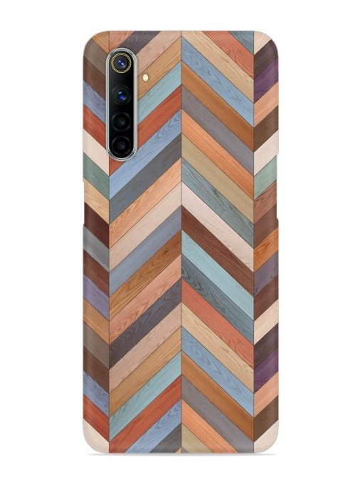 Seamless Wood Parquet Snap Case for Realme 6 Zapvi