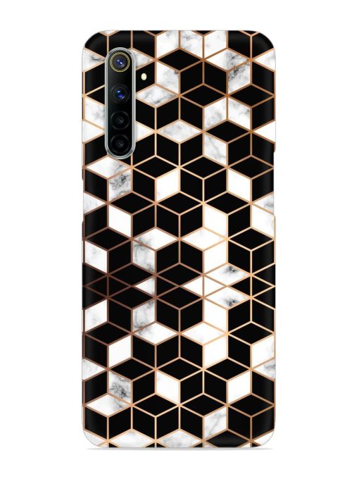 Vector Marble Texture Snap Case for Realme 6 Zapvi