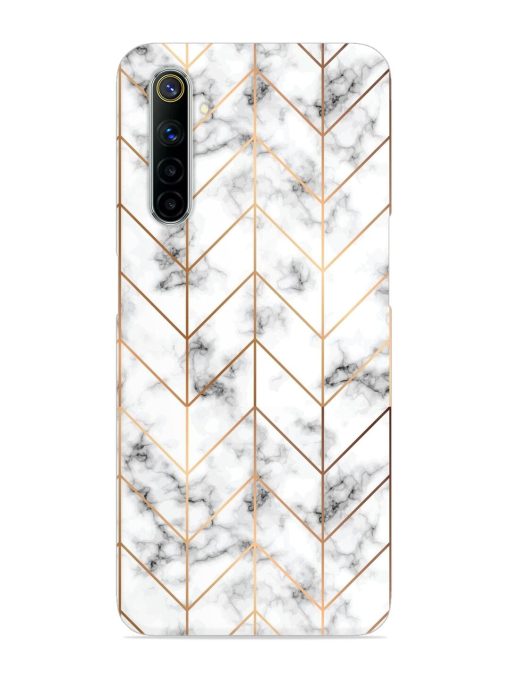 Vector Marble Texture Snap Case for Realme 6 Zapvi