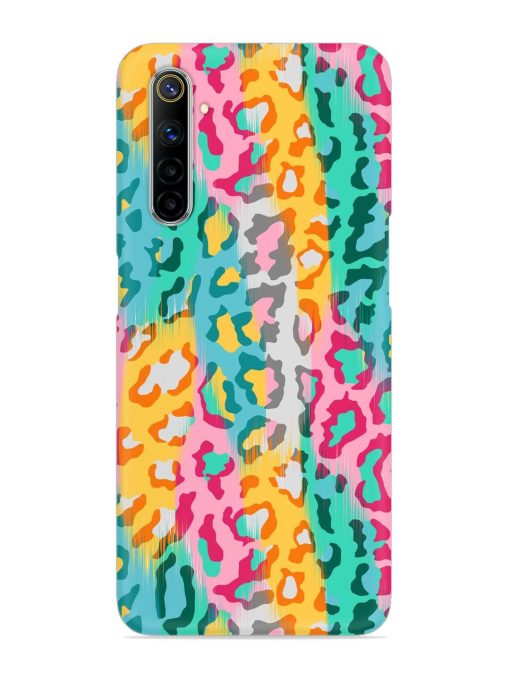 Seamless Vector Colorful Snap Case for Realme 6 Zapvi