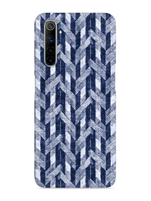 Abstract Herringbone Motif Snap Case for Realme 6 Zapvi