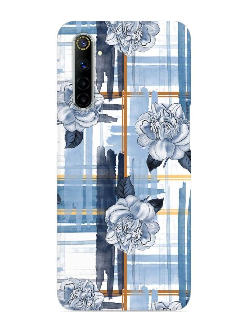 Watercolor Pattern Rose Snap Case for Realme 6 Zapvi