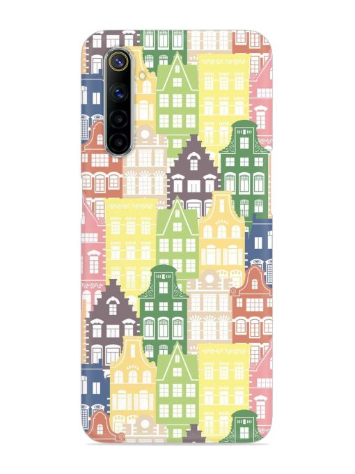 Seamless Shapes Pattern Snap Case for Realme 6 Zapvi