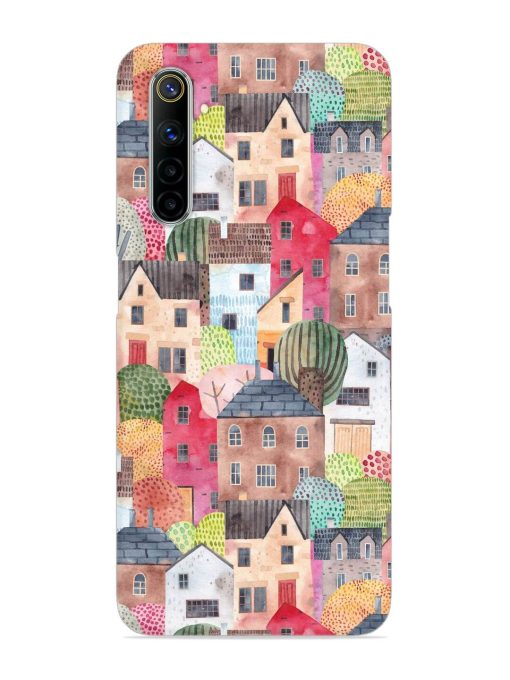 Abstract Seamless Pattern Snap Case for Realme 6 Zapvi