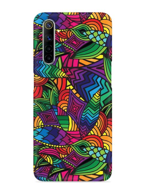 Abstract Multicolor Seamless Snap Case for Realme 6