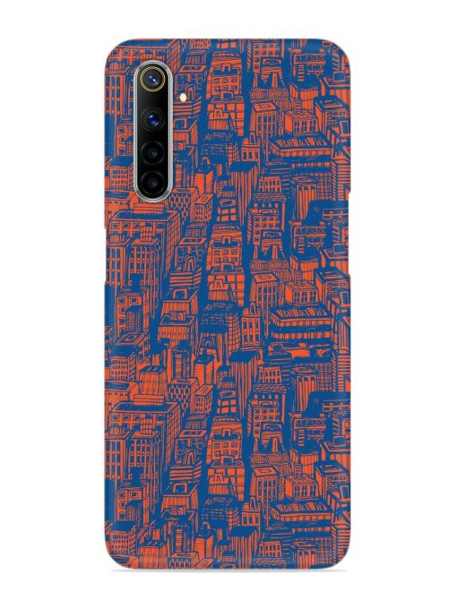 Hand Drawn Seamless Snap Case for Realme 6