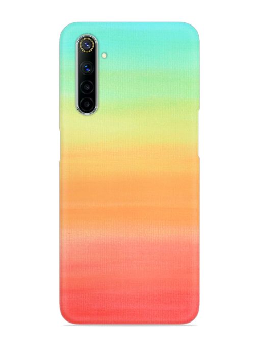 Background Sky Watercolor Snap Case for Realme 6 Zapvi