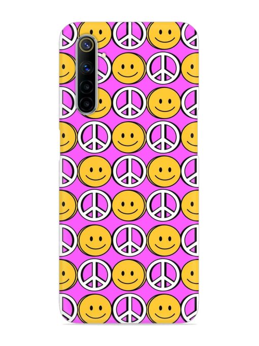 Smiley Face Peace Snap Case for Realme 6