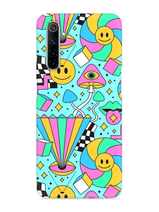 Trippy Rainbow 60S Snap Case for Realme 6