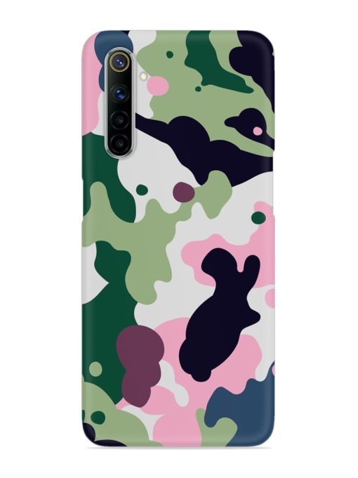 Seamless Funky Camouflage Snap Case for Realme 6