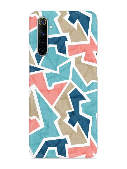 Vintage Geometric Triangle Snap Case for Realme 6