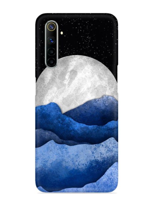 Full Moon Mountain Vector Snap Case for Realme 6