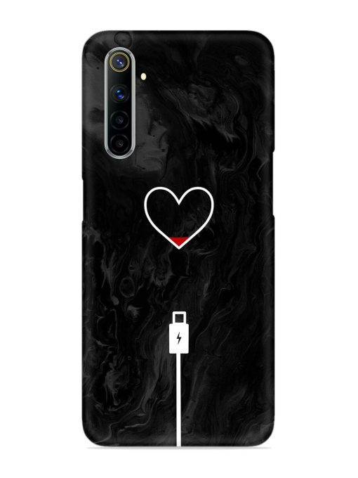 Heart Charging Vector Snap Case for Realme 6 Zapvi