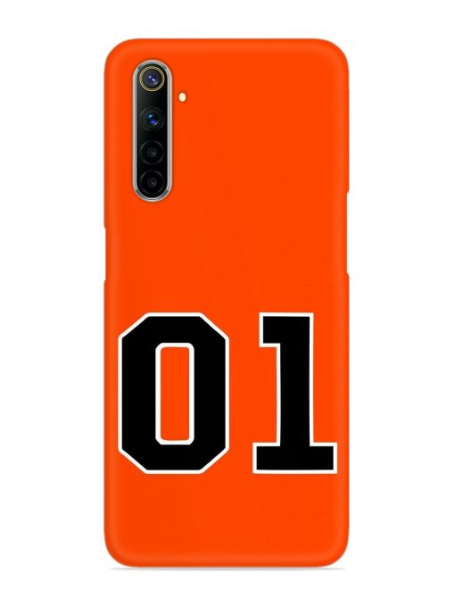 01 Number Snap Case for Realme 6 Zapvi