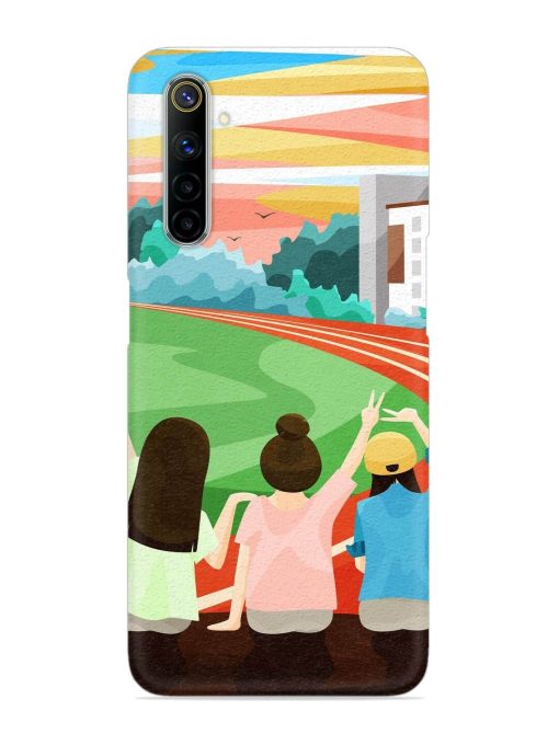 School Playground Snap Case for Realme 6 Zapvi