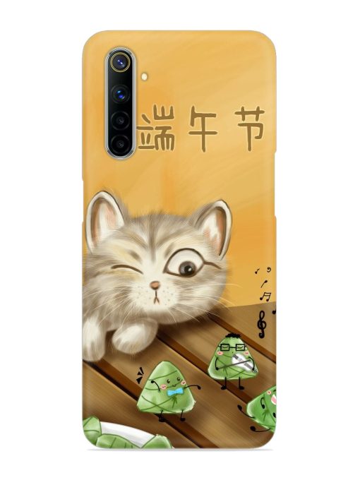 Cat Scorpion Dancing Snap Case for Realme 6 Zapvi