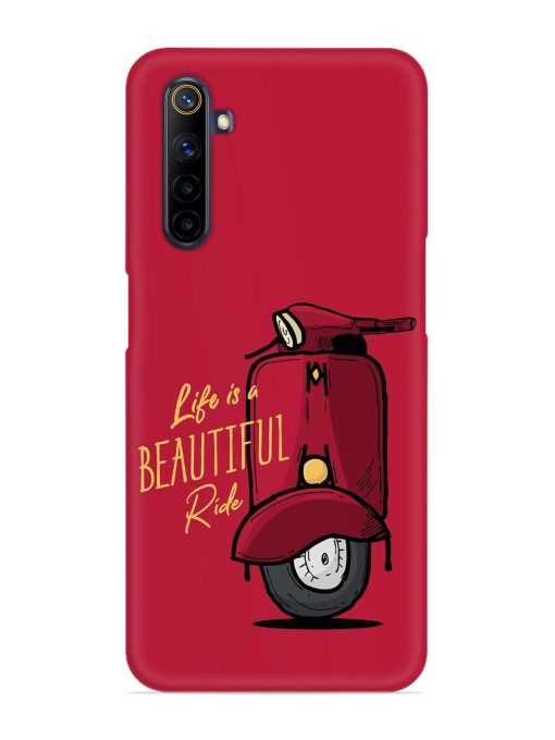 Life Is Beautiful Rides Snap Case for Realme 6I Zapvi