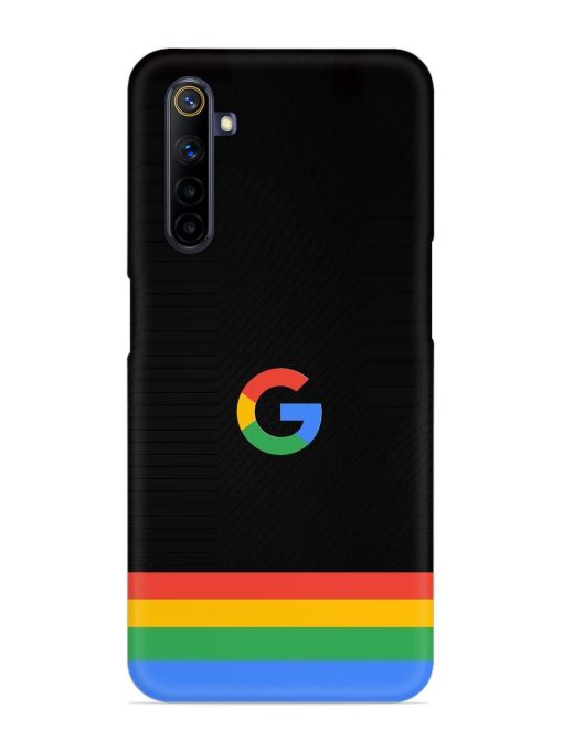 Google Logo Art Snap Case for Realme 6I Zapvi