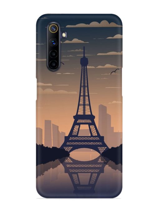 France Paris Eiffel Tower Gradient Snap Case for Realme 6I Zapvi