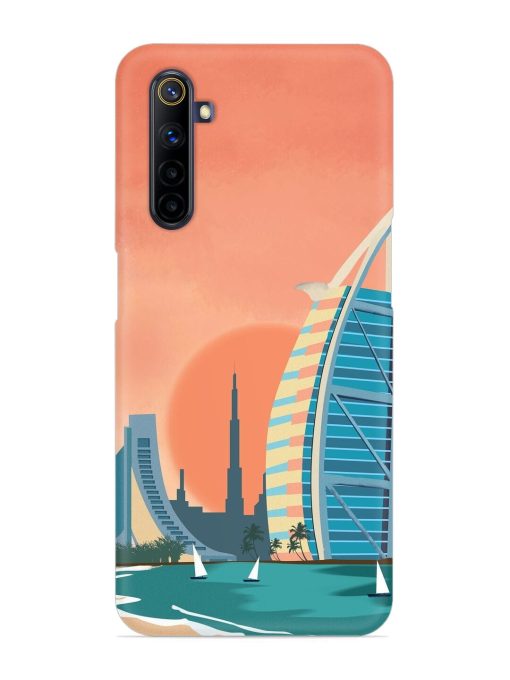 Dubai Architectural Scenery Snap Case for Realme 6I Zapvi