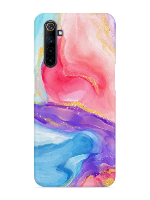 Watercolor Gradient Snap Case for Realme 6I Zapvi