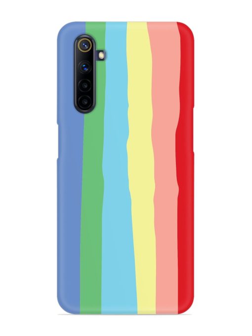 Rainbow Premium Shade Snap Case for Realme 6I Zapvi