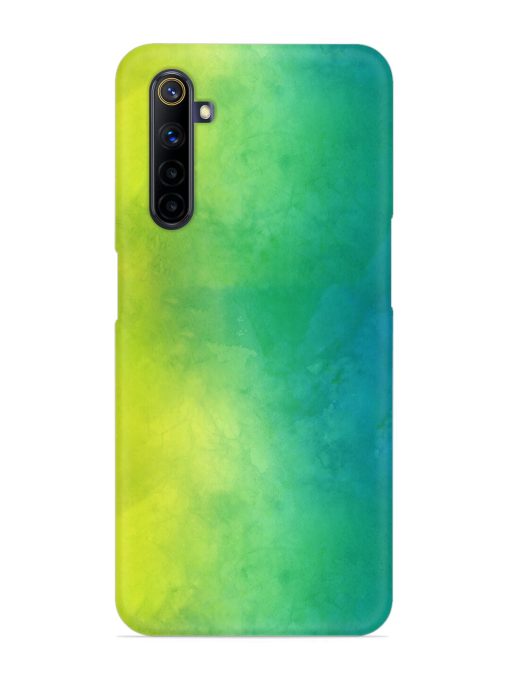 Yellow Green Gradient Snap Case for Realme 6I Zapvi