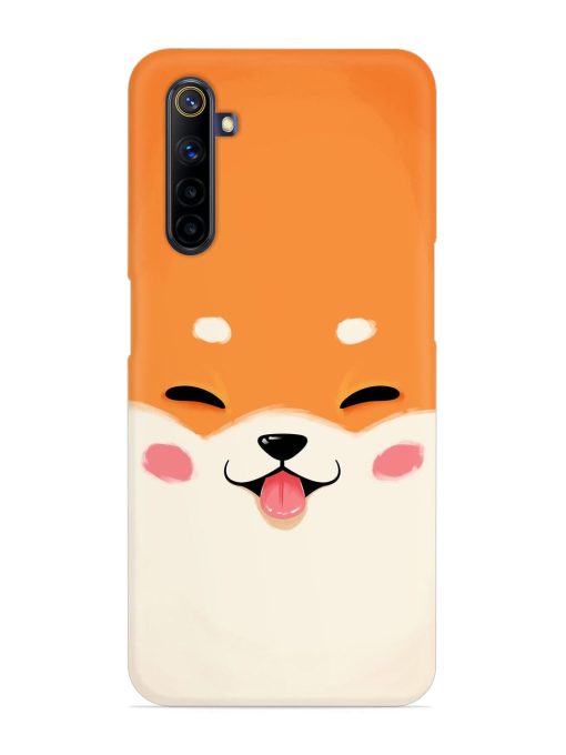 Happy Cat Art Snap Case for Realme 6I Zapvi