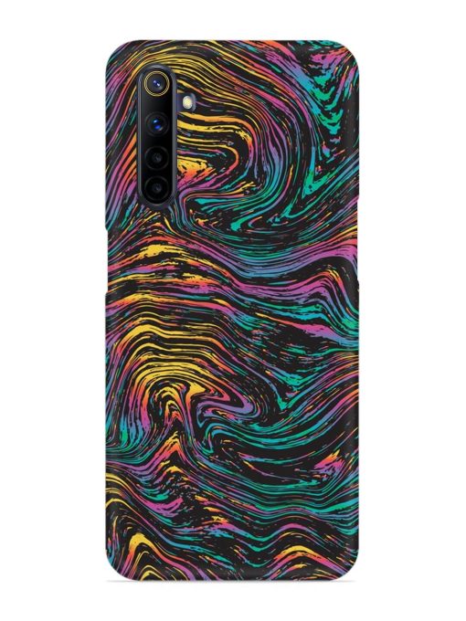 Abstract Liquid Colors Snap Case for Realme 6I Zapvi