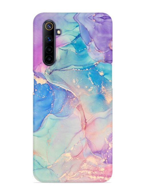 Alcohol Ink Colors Snap Case for Realme 6I