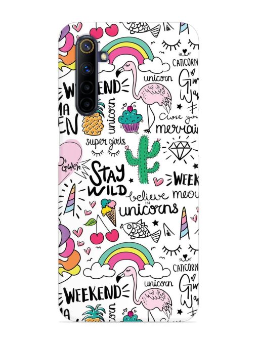 Unicorn Ice Cream Snap Case for Realme 6I