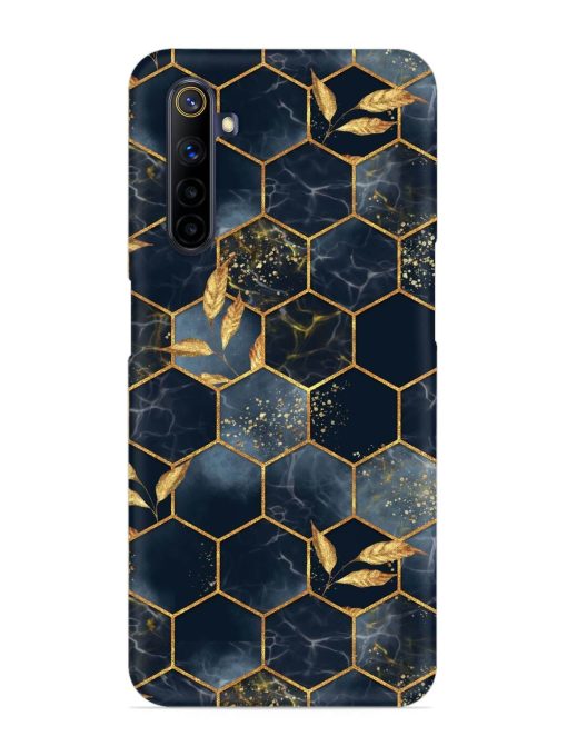 Marble Hexagon Seamless Snap Case for Realme 6I Zapvi