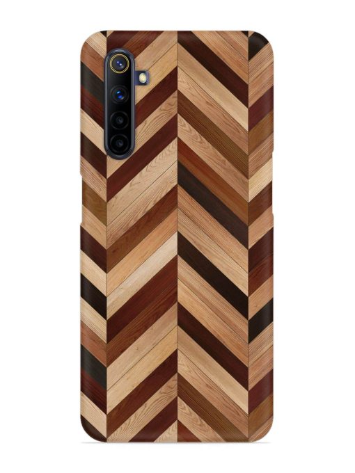 Seamless Wood Parquet Snap Case for Realme 6I Zapvi