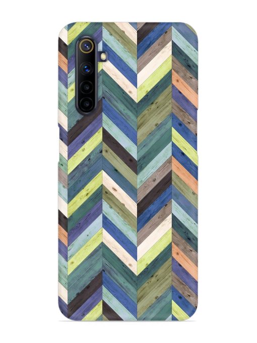 Chevron Random Color Snap Case for Realme 6I Zapvi