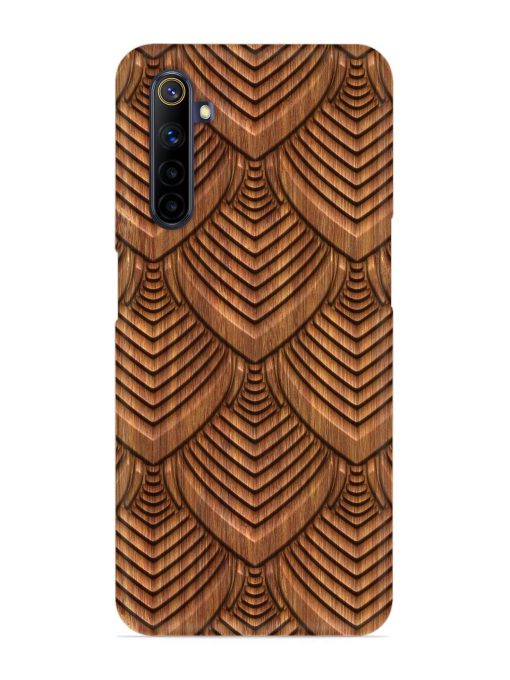 Carved Pattern On Snap Case for Realme 6I