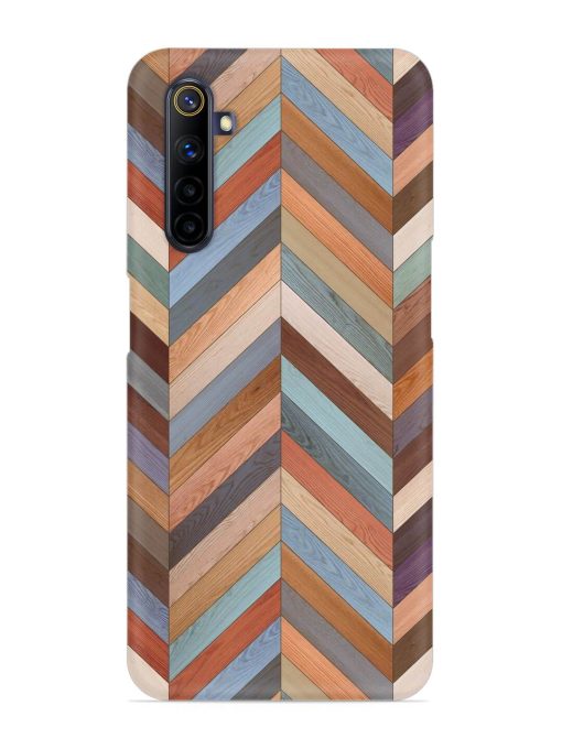 Seamless Wood Parquet Snap Case for Realme 6I Zapvi