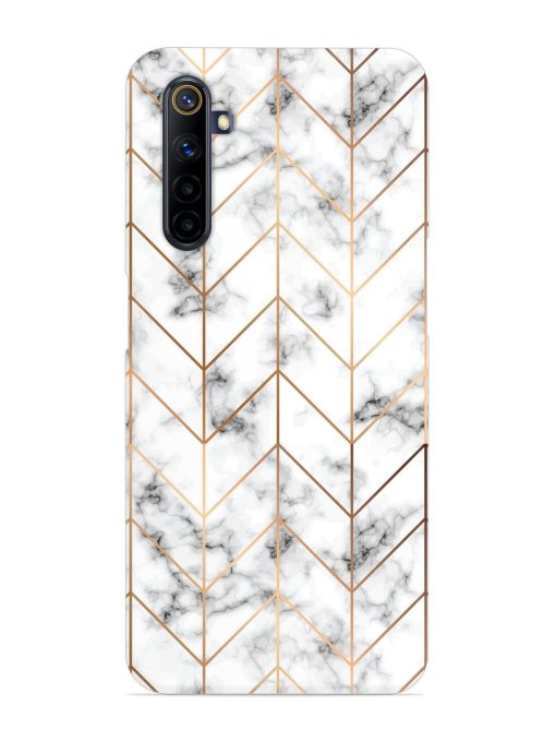 Vector Marble Texture Snap Case for Realme 6I Zapvi