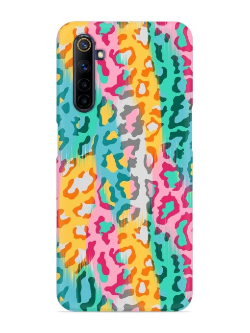 Seamless Vector Colorful Snap Case for Realme 6I Zapvi