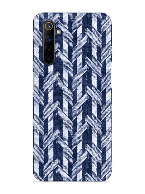 Abstract Herringbone Motif Snap Case for Realme 6I Zapvi